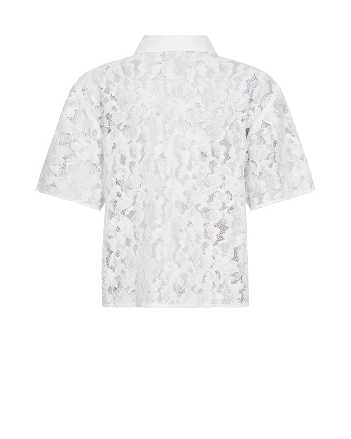 Mos Mosh Lia River Lace Shirt - White