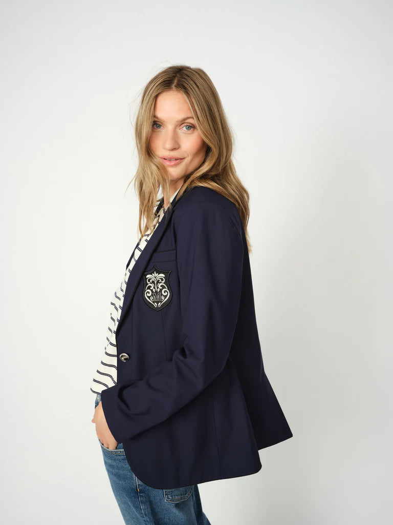 Mos Mosh Marjurie Piet Blazer - Maritime Blue - Shop 9