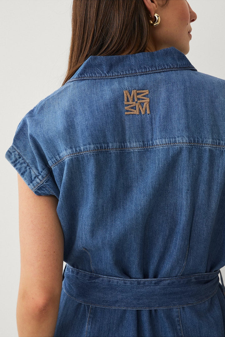 Mos Mosh Pitti Nalin Dress - Mid Blue - Shop 9