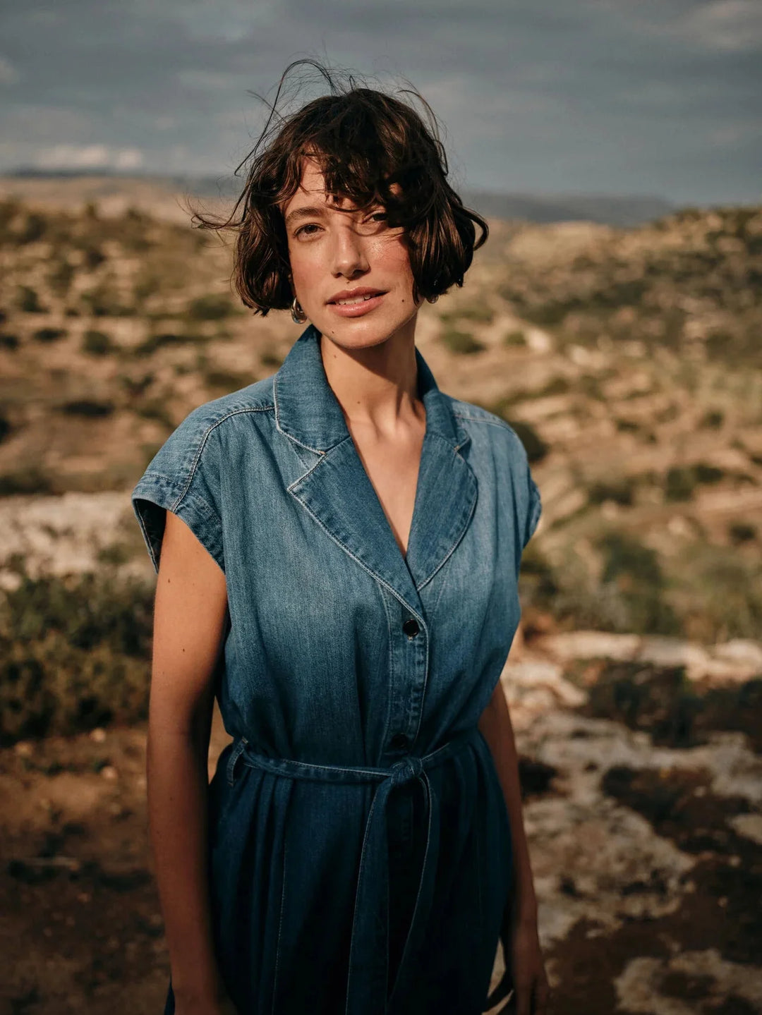 Mos Mosh Pitti Nalin Dress - Mid Blue - Shop 9