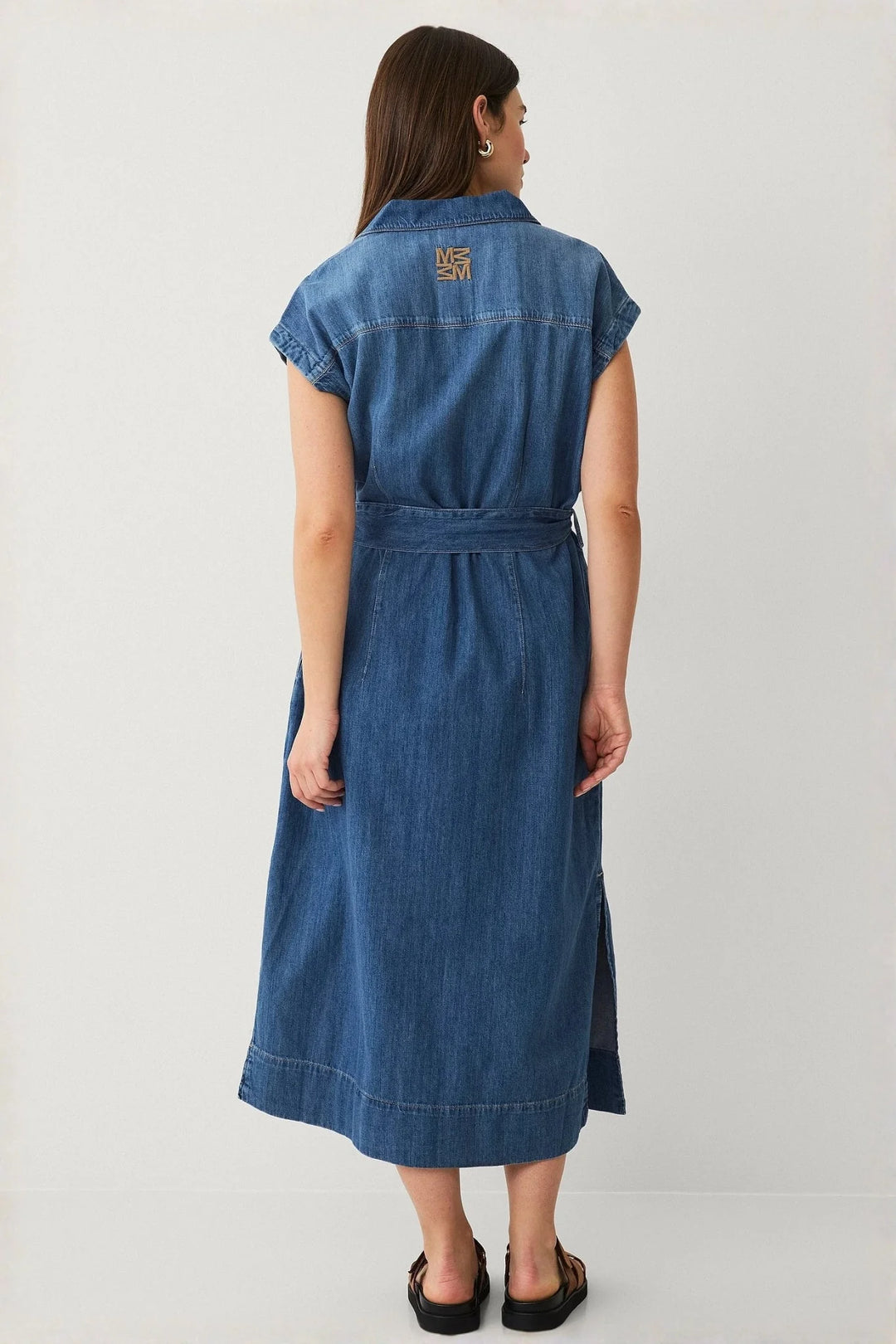 Mos Mosh Pitti Nalin Dress - Mid Blue - Shop 9