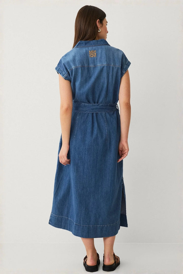 Mos Mosh Pitti Nalin Dress - Mid Blue - Shop 9