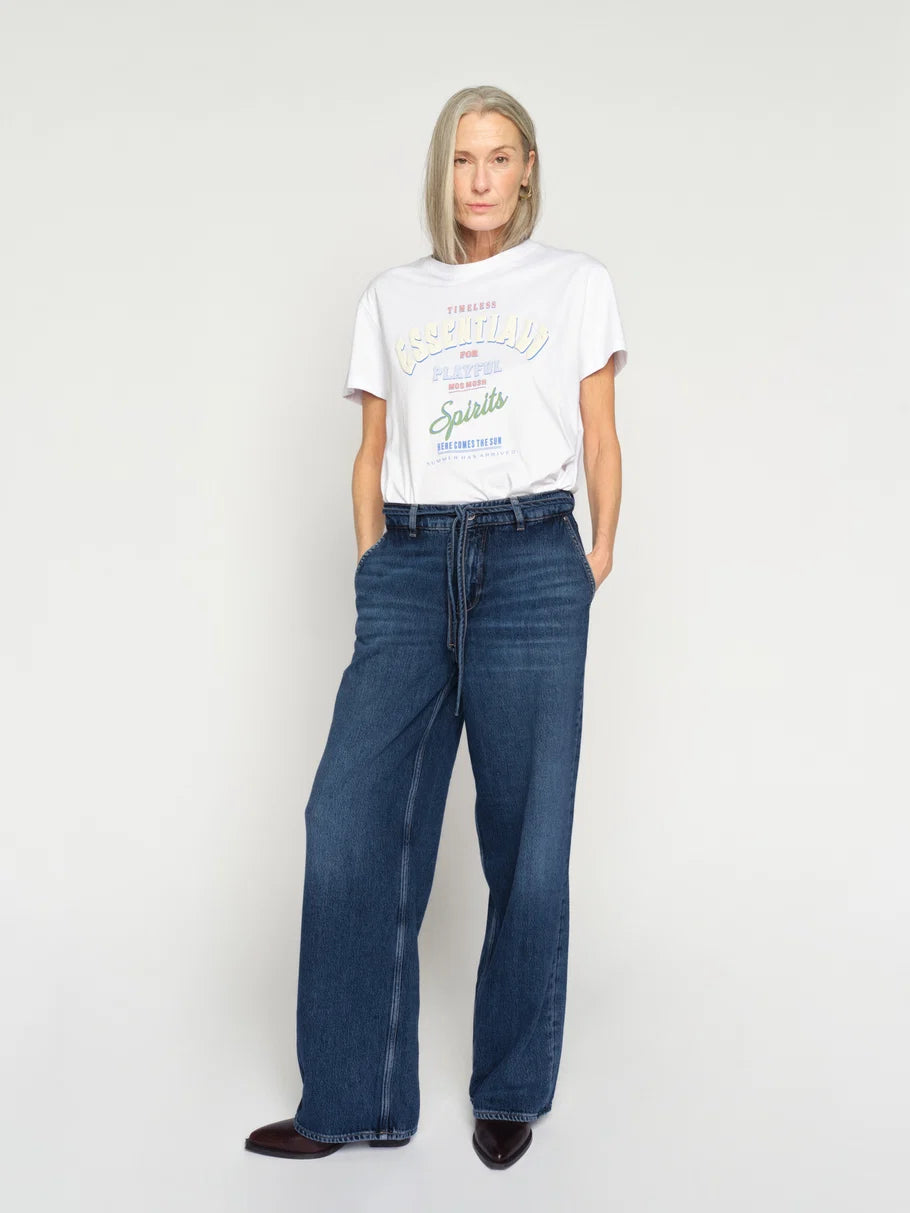 Mos Mosh Raft Tee - White - Shop 9
