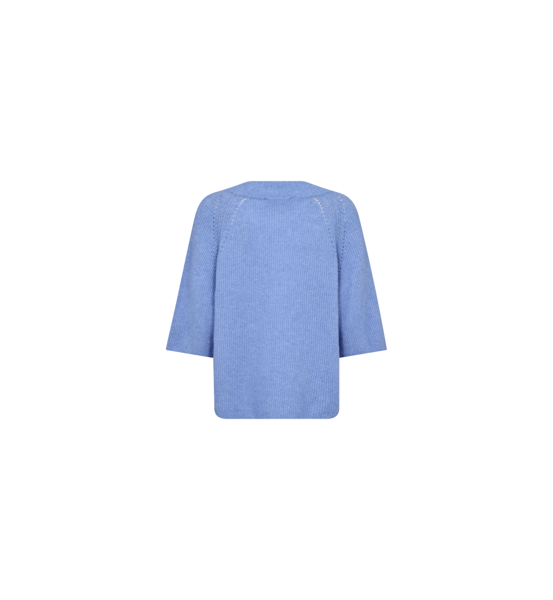 Mos Mosh Taci 3/4 V-Neck Knit - Hydrangea - Shop 9