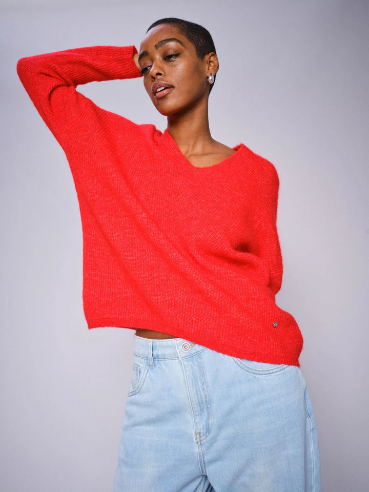 Mos Mosh Thora V-Neck Knit - Shop 9