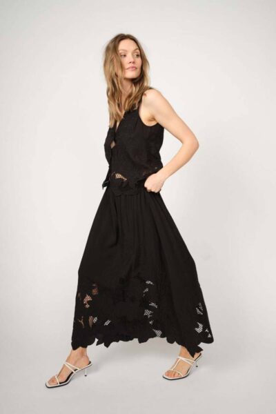 Mos Mosh Zorai Brodie Skirt - Black - Shop 9