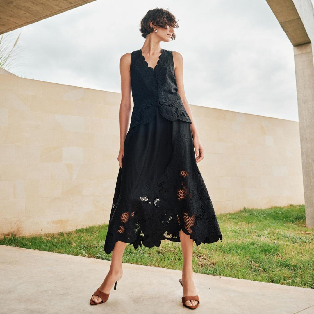 Mos Mosh Zorai Brodie Skirt - Black - Shop 9