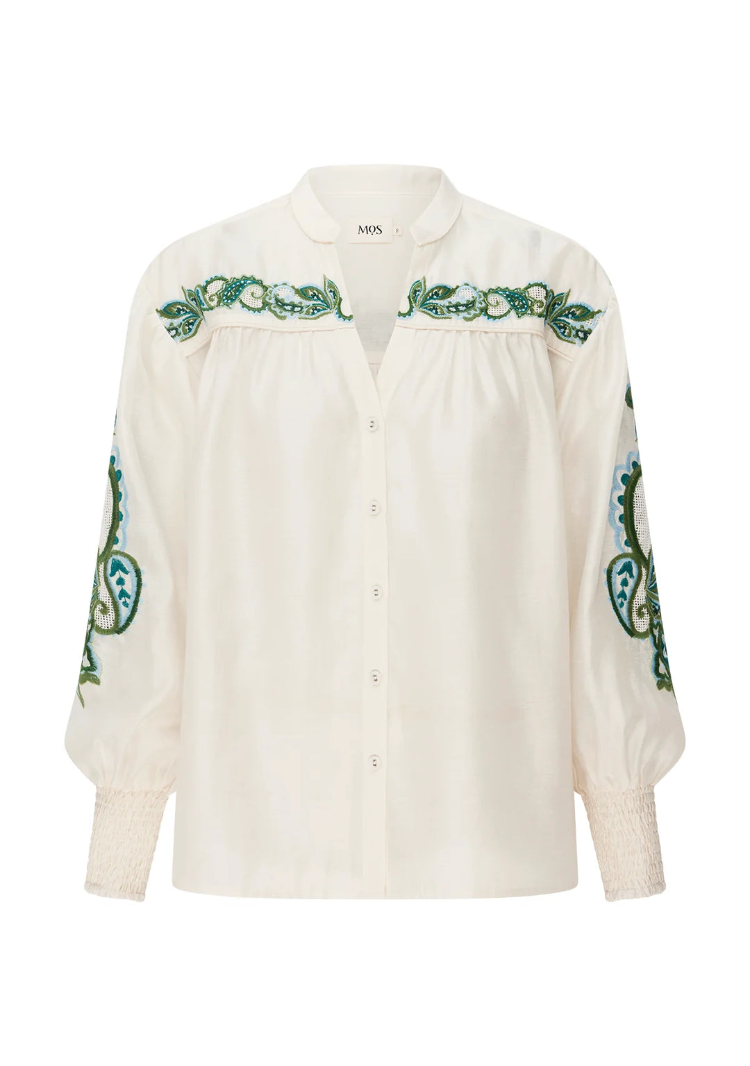 Mos The Label Porto Embroidery Blouse - Shop 9