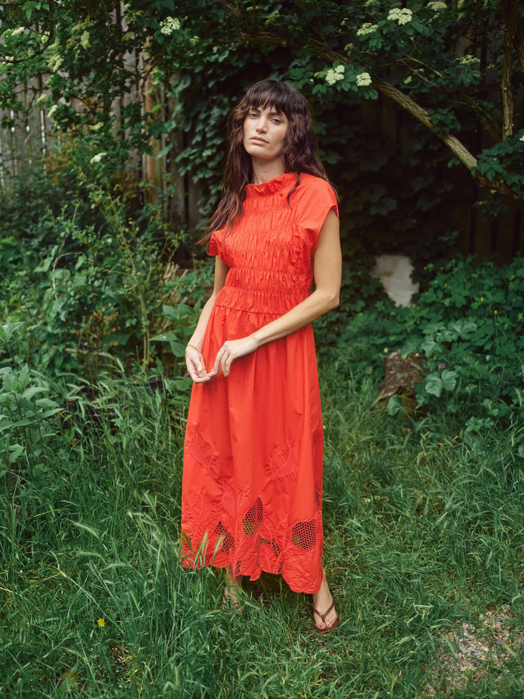Mos Mosh Aria Mono Dress - Spicy Orange