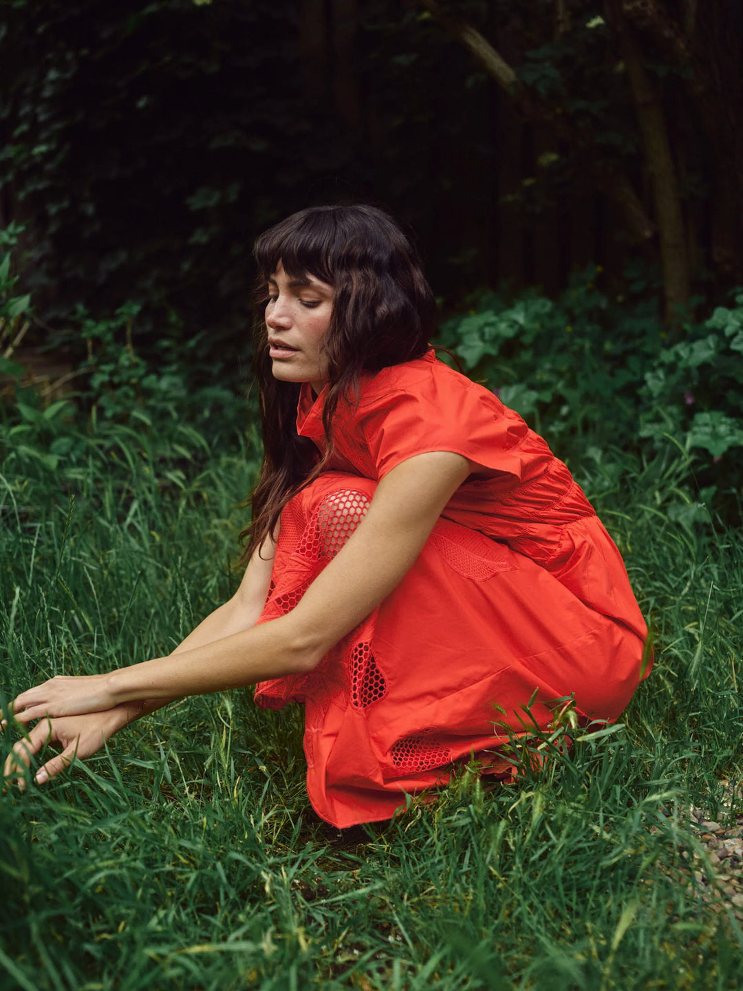 Mos Mosh Aria Mono Dress - Spicy Orange