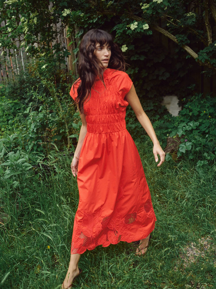 Mos Mosh Aria Mono Dress - Spicy Orange