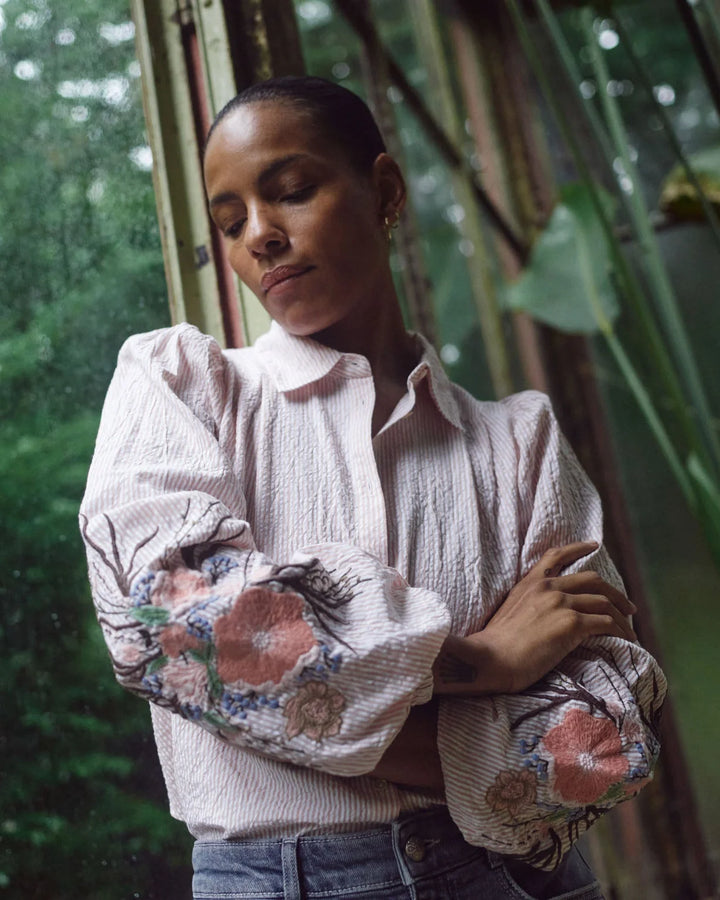 Mos Mosh Ciu Oxfo Shirt - Peachy