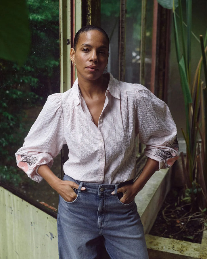 Mos Mosh Ciu Oxfo Shirt - Peachy
