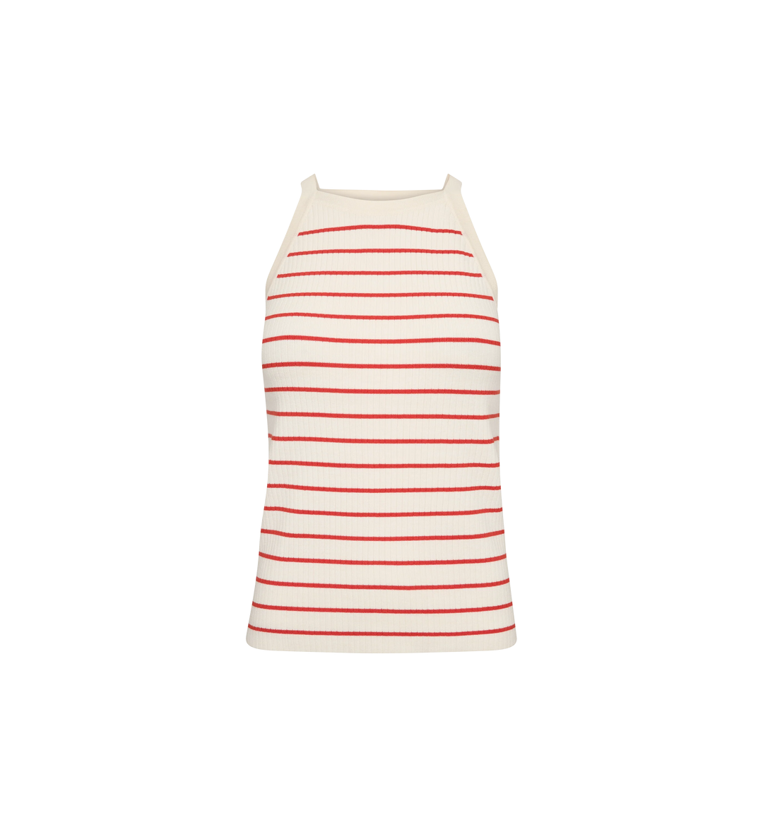 Mos Mosh Imanja Caliz Stripe Knit - Spicy Orange - Shop 9