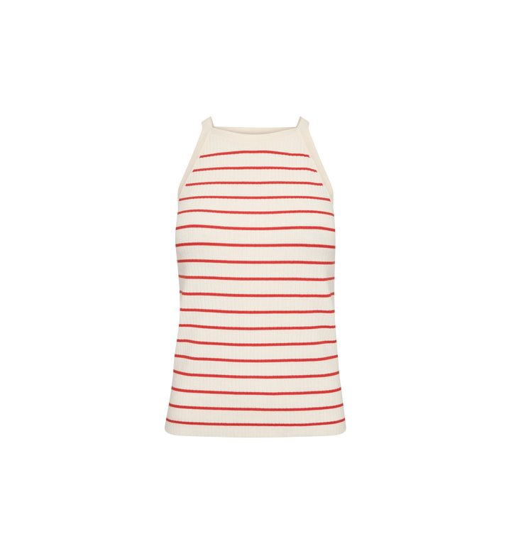 Mos Mosh Imanja Caliz Stripe Knit - Spicy Orange - Shop 9