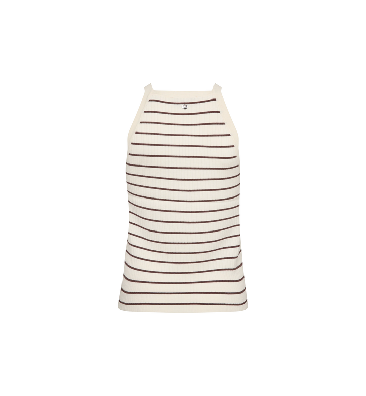 Mos Mosh Imanja Caliz Stripe Knit Top - Coffee Quartz - Shop 9