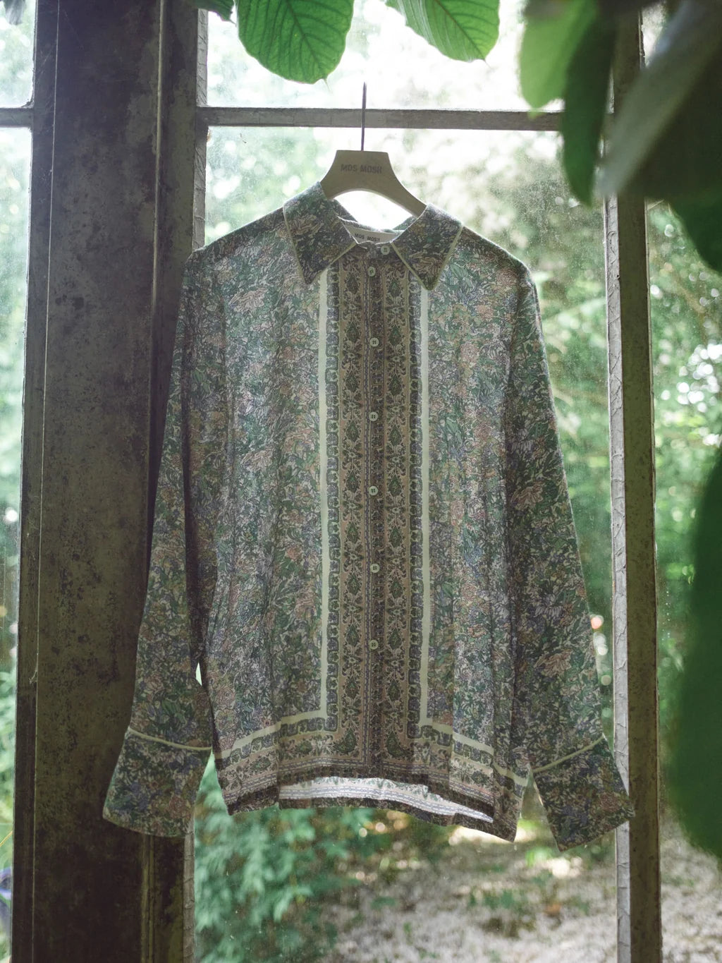 Mos Mosh Kana Flowish Orchid Shirt - Turf Green - Shop 9