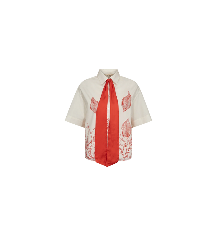 Mos Mosh Saras Monochrome Shirt - Ecru - Shop 9