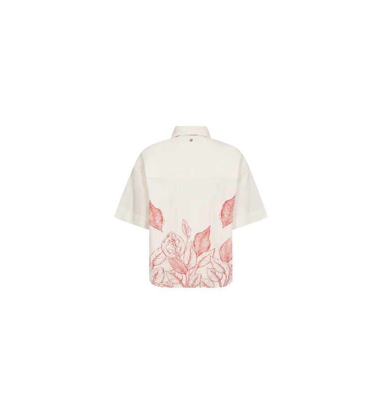 Mos Mosh Saras Monochrome Shirt - Ecru - Shop 9