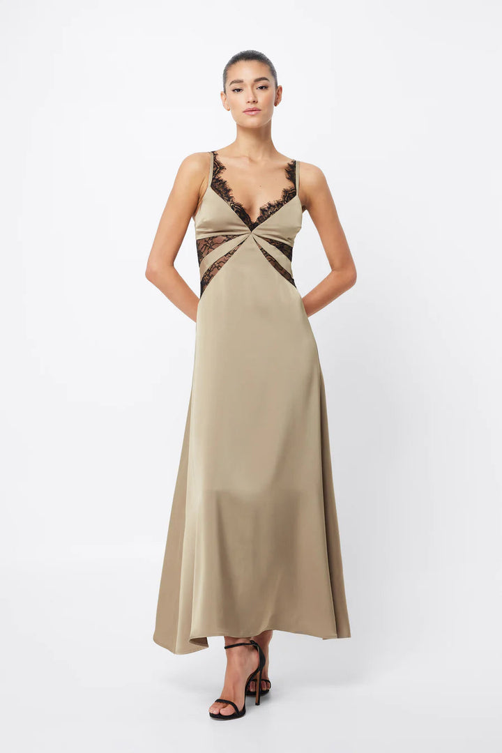 Mossman Adrift Maxi Dress - Mocha - Shop 9