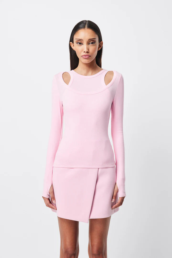 Mossman Laddered Top - Pink (Pre-Order) - Shop 9