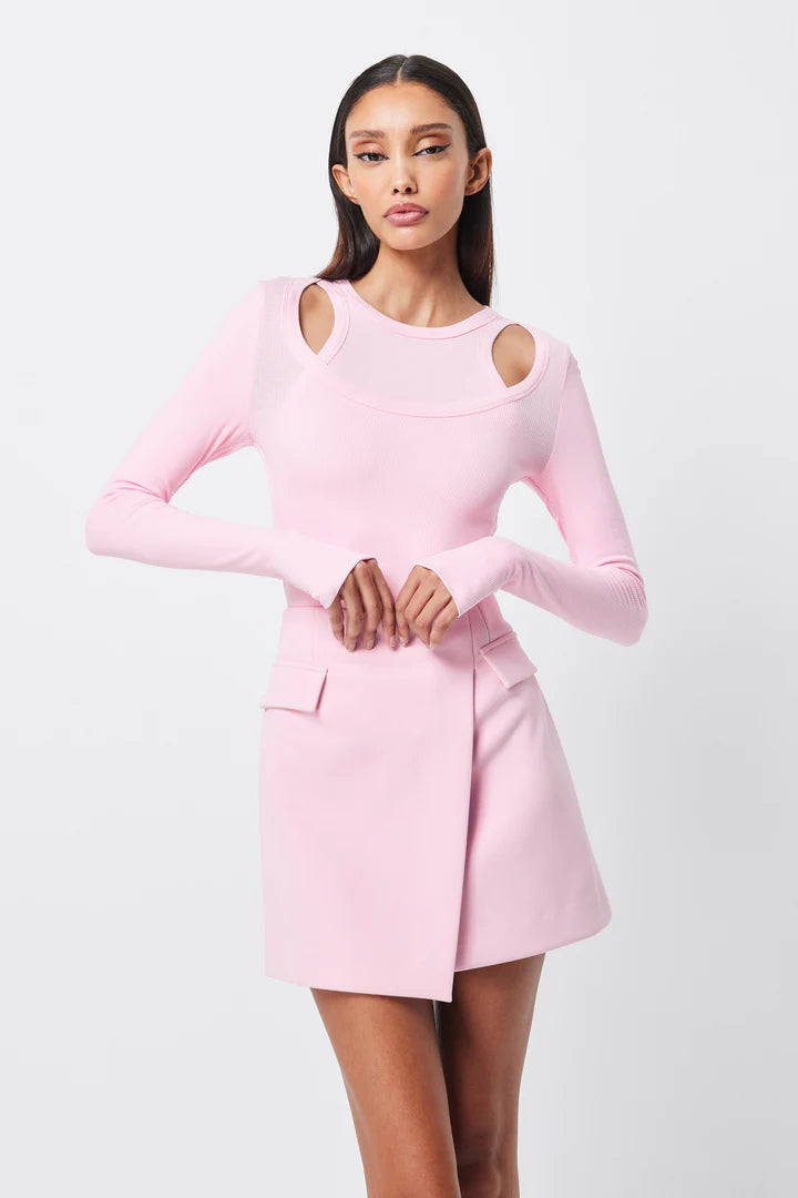 Mossman Laddered Top - Pink (Pre-Order) - Shop 9