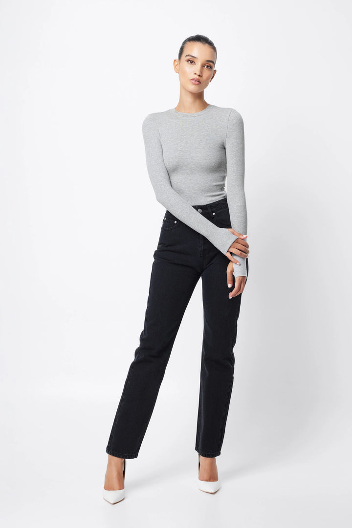 Mossman The Brooklyn Top - Grey Marle ( Pre-Order) - Shop 9