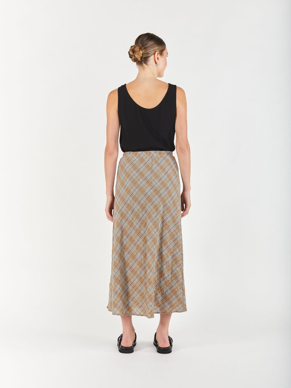 Obi Believer Bias Skirt - Taupe - Shop 9