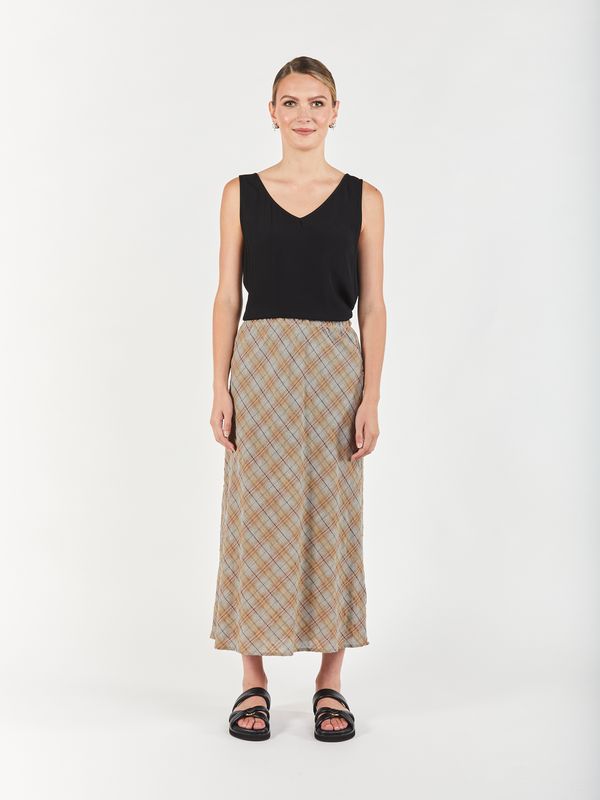 Obi Believer Bias Skirt - Taupe - Shop 9