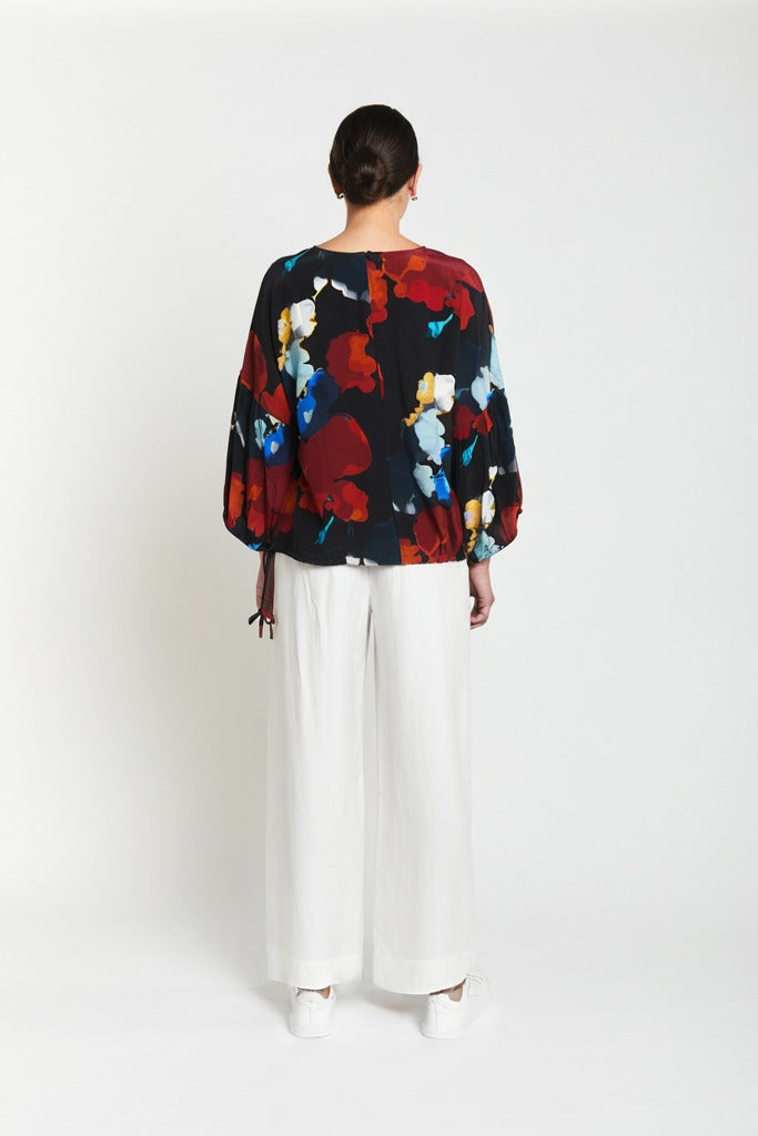 Obi Soprano Relaxed Palazzo Pants - White - Shop 9