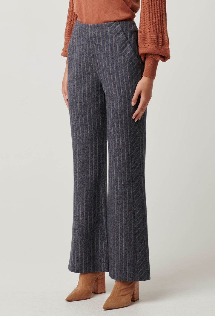 OnceWas Coraline Chevron Stripe Panelled Pant - Shop 9