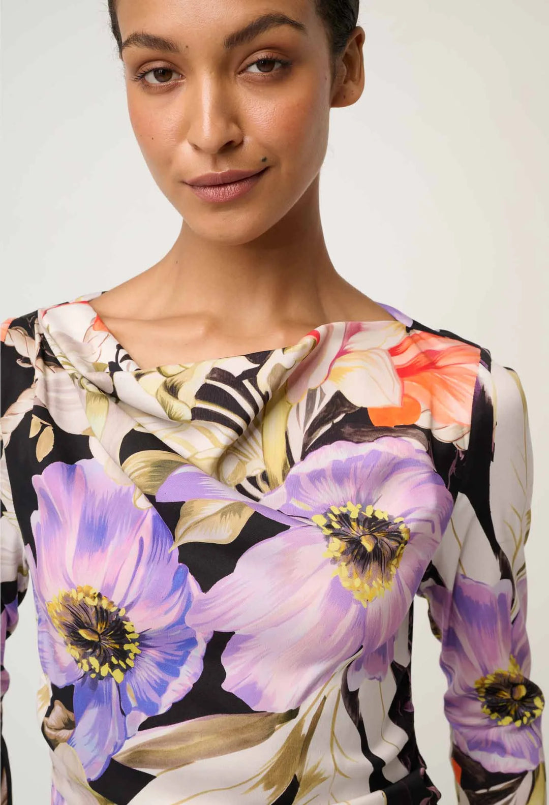 OnceWas Jayden Cupro Viscose Stretch Dress - Tangled Blossom - Shop 9