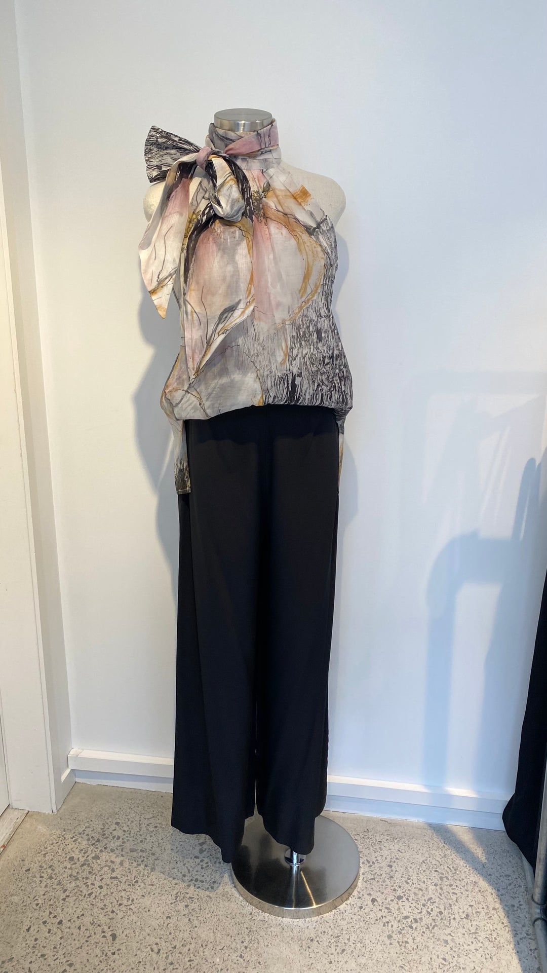 Pearl Palazzo Pant - Black - Shop 9