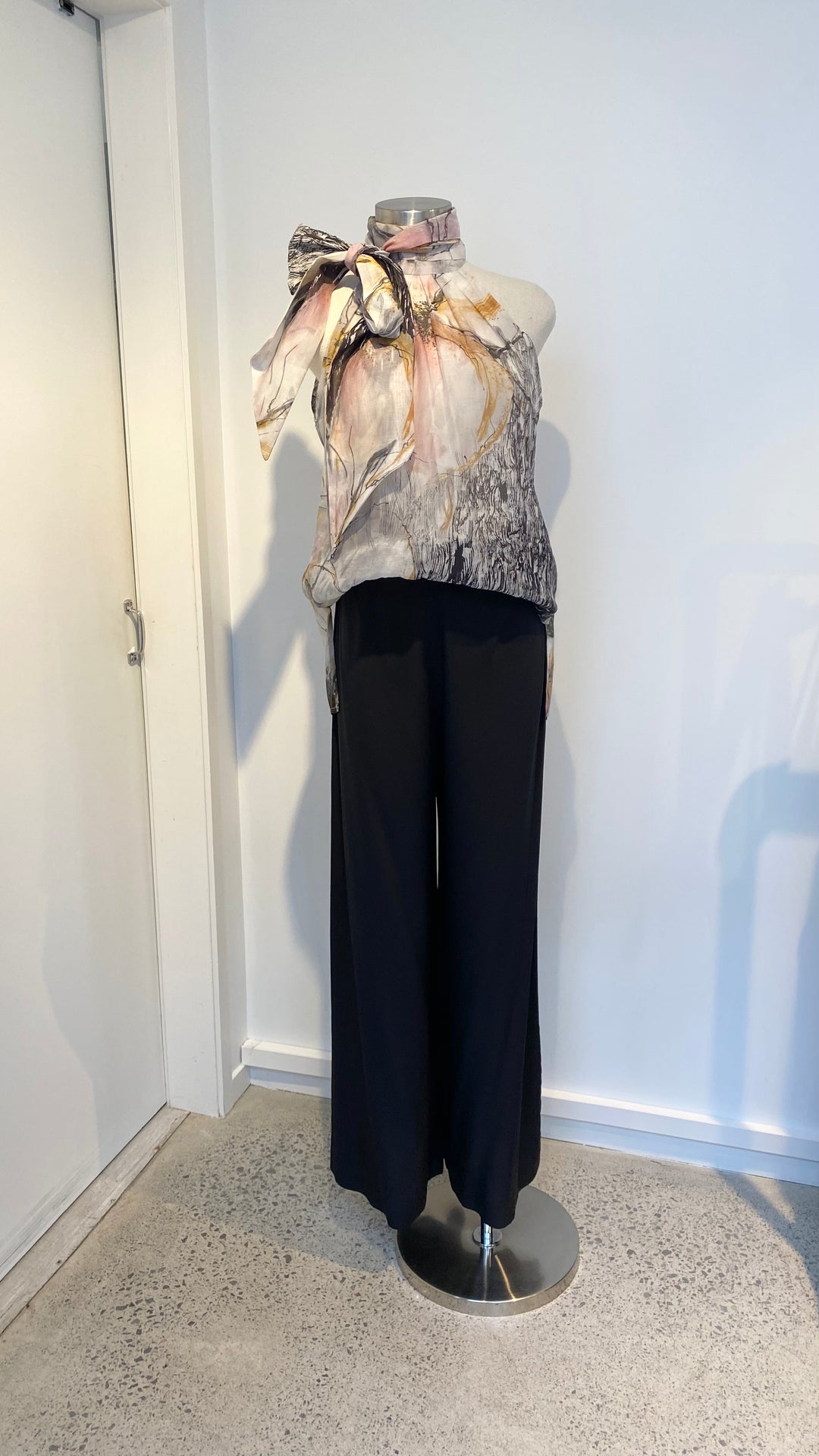 Pearl Palazzo Pant - Black - Shop 9