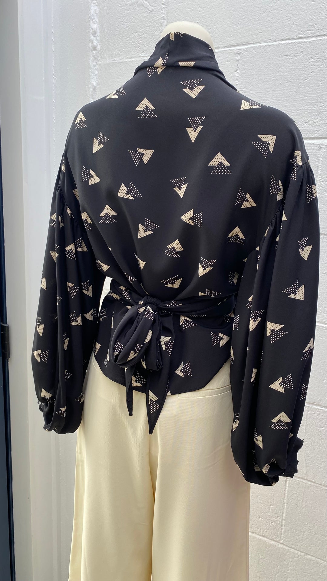 Pearl Romeo Wrap Top - Vulcan - Shop 9