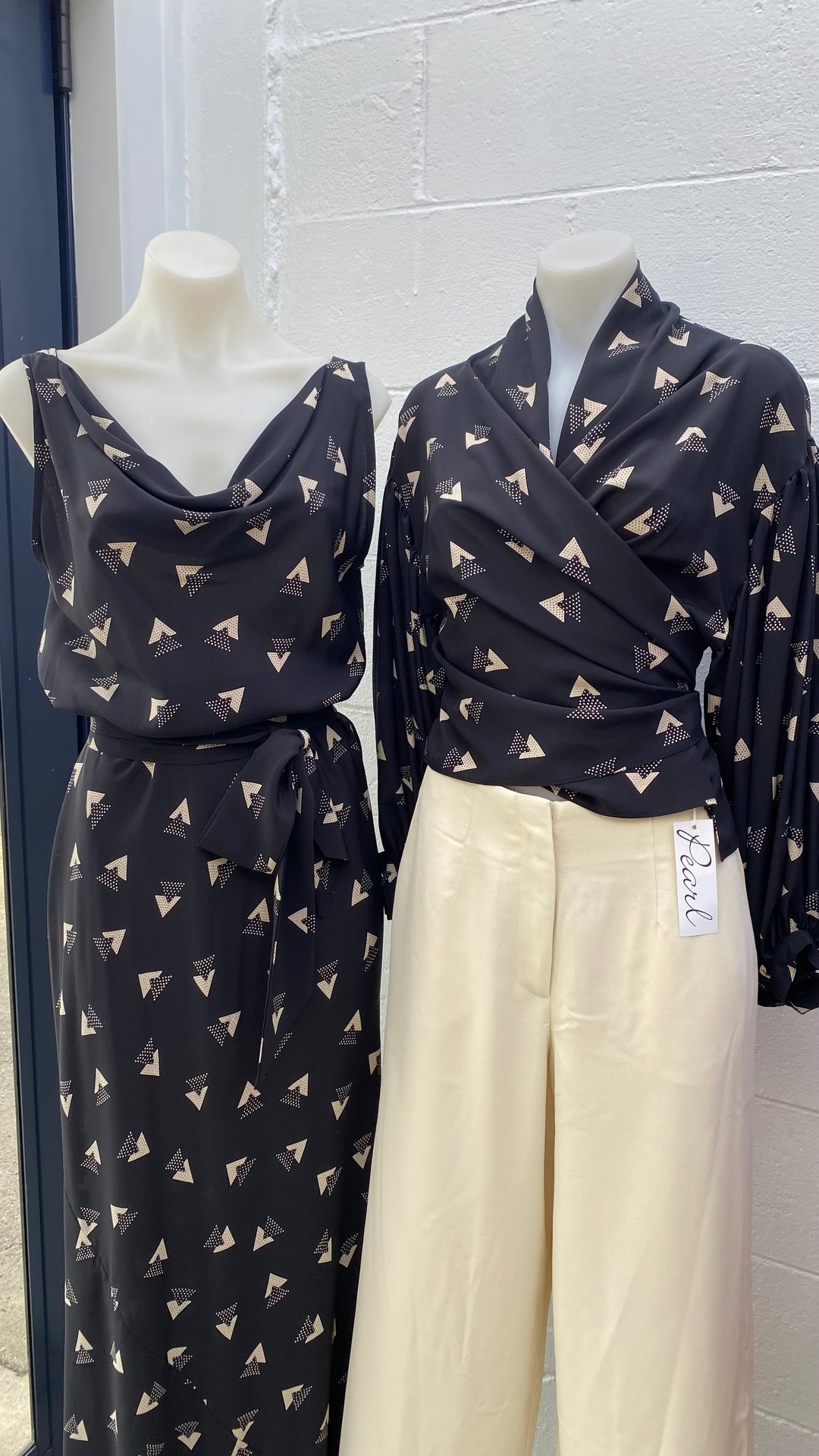 Pearl Romeo Wrap Top - Vulcan - Shop 9