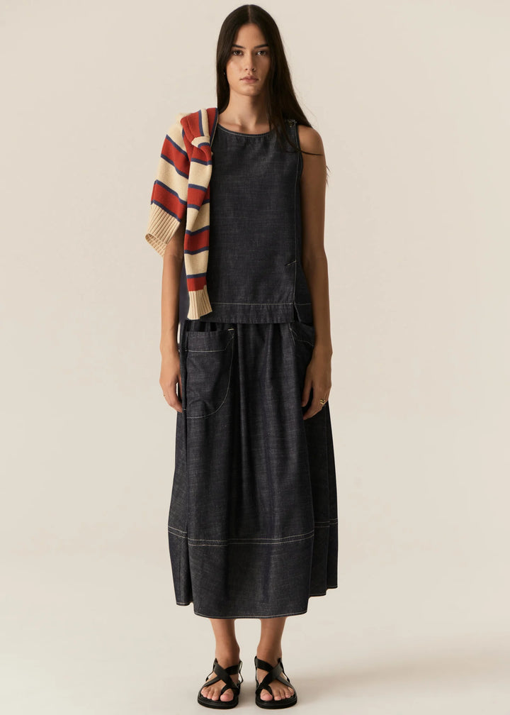 Pol Avrid Skirt - Chambray - Shop 9