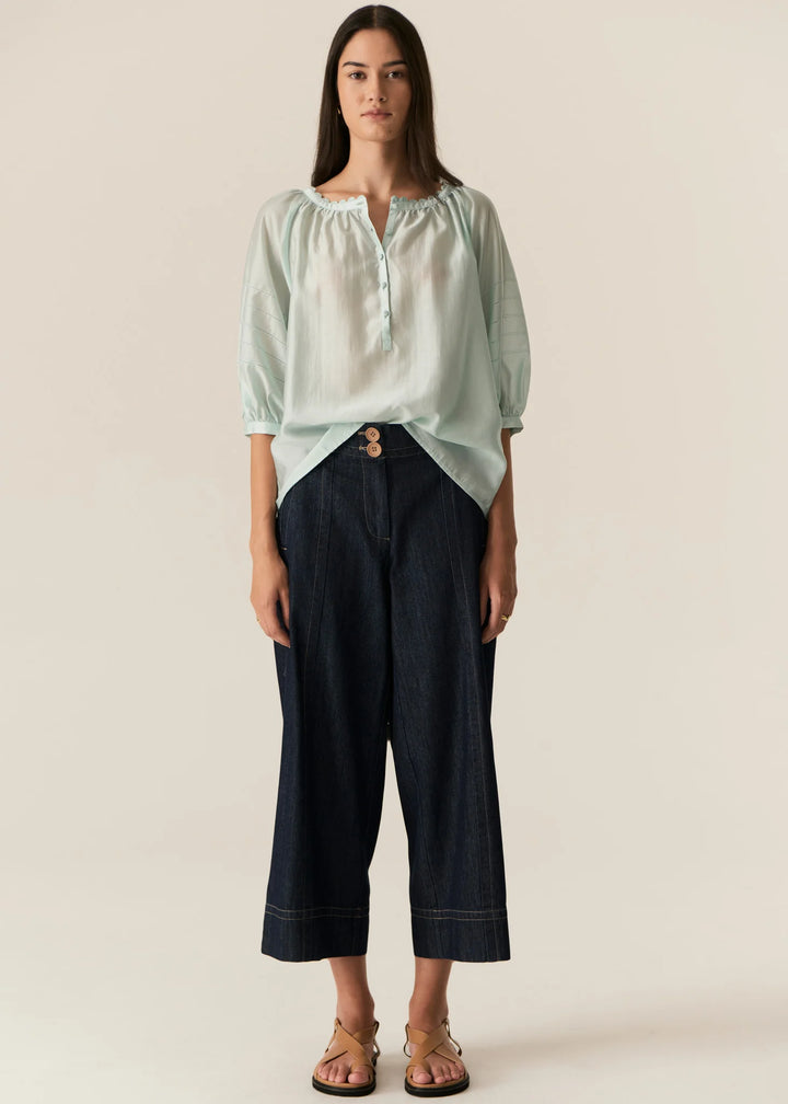 Pol Carsen Crop Pant - Dark Wash - Shop 9