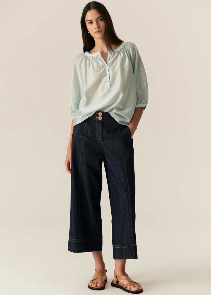 Pol Carsen Crop Pant - Dark Wash - Shop 9