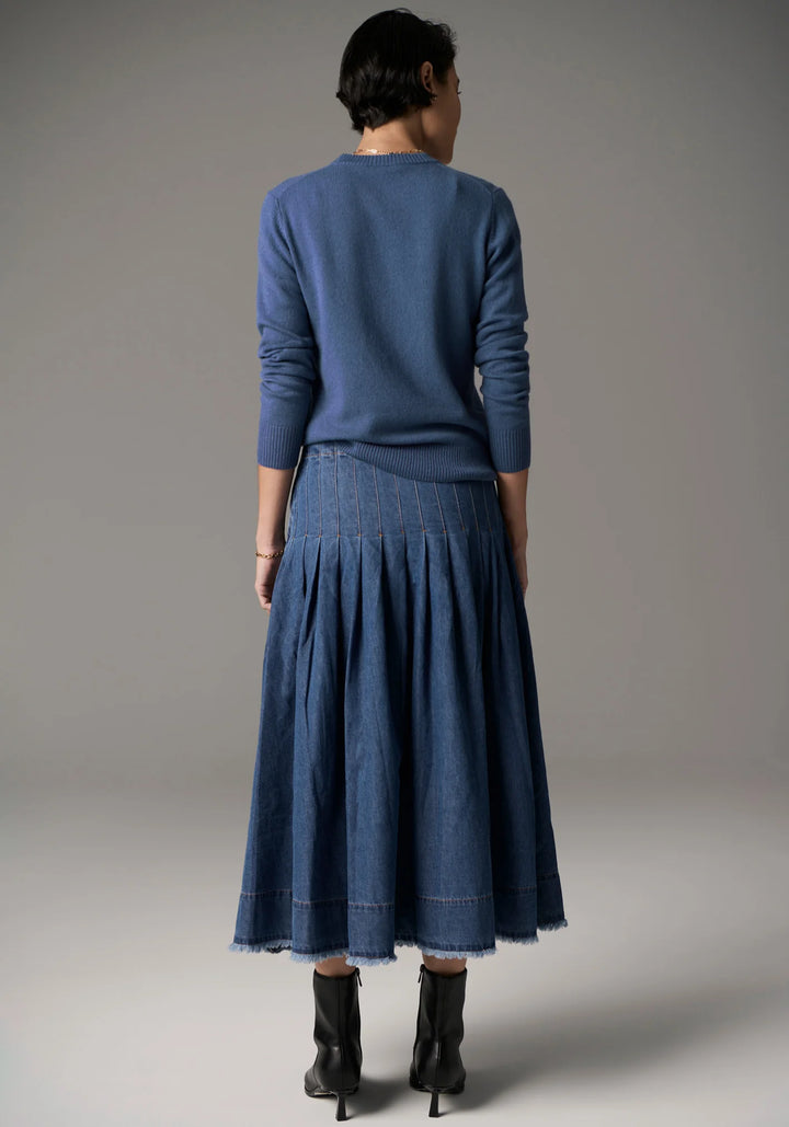 Pol Reece Denim Skirt - Blue Wash - Shop 9
