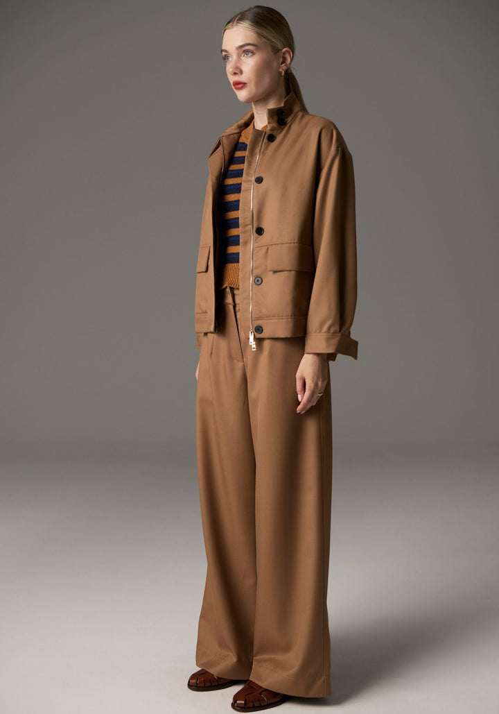 Pol Soren Bomber Jacket - Camel - Shop 9