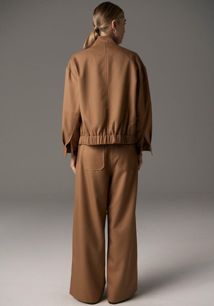Pol Soren Bomber Jacket - Camel - Shop 9