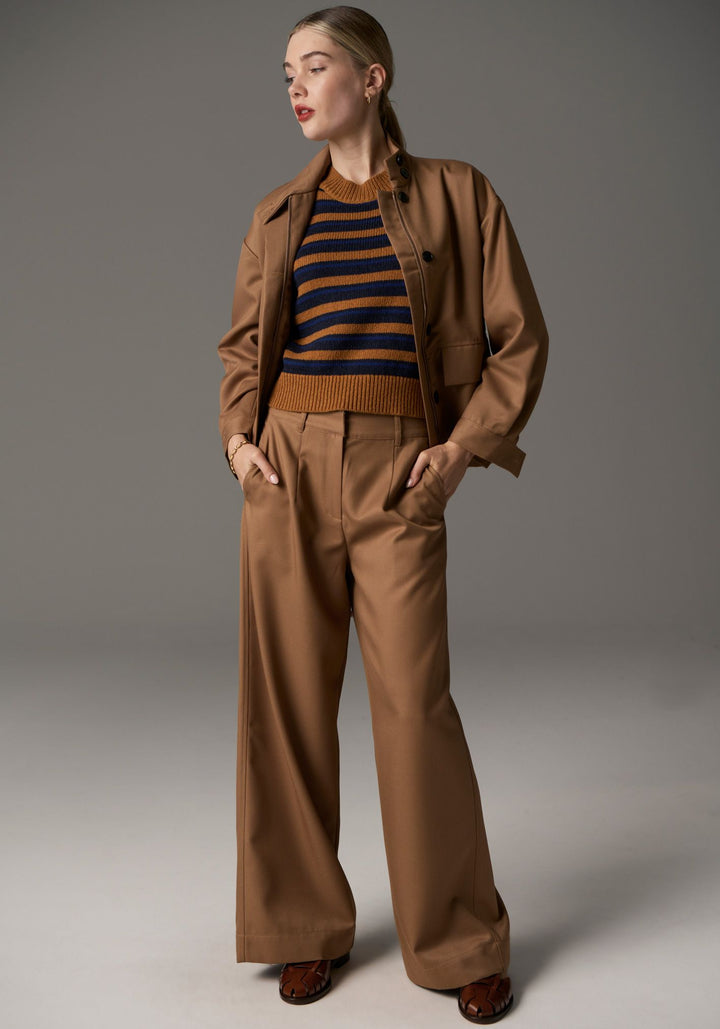 Pol Soren Bomber Jacket - Camel - Shop 9
