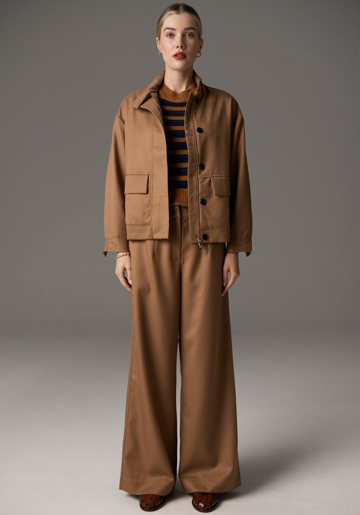 Pol Soren Bomber Jacket - Camel - Shop 9