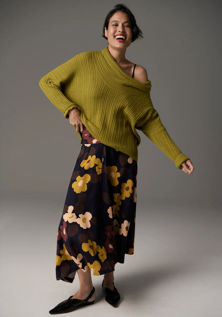 Pol Utopia Scoop Neck Knit - Zest - Shop 9