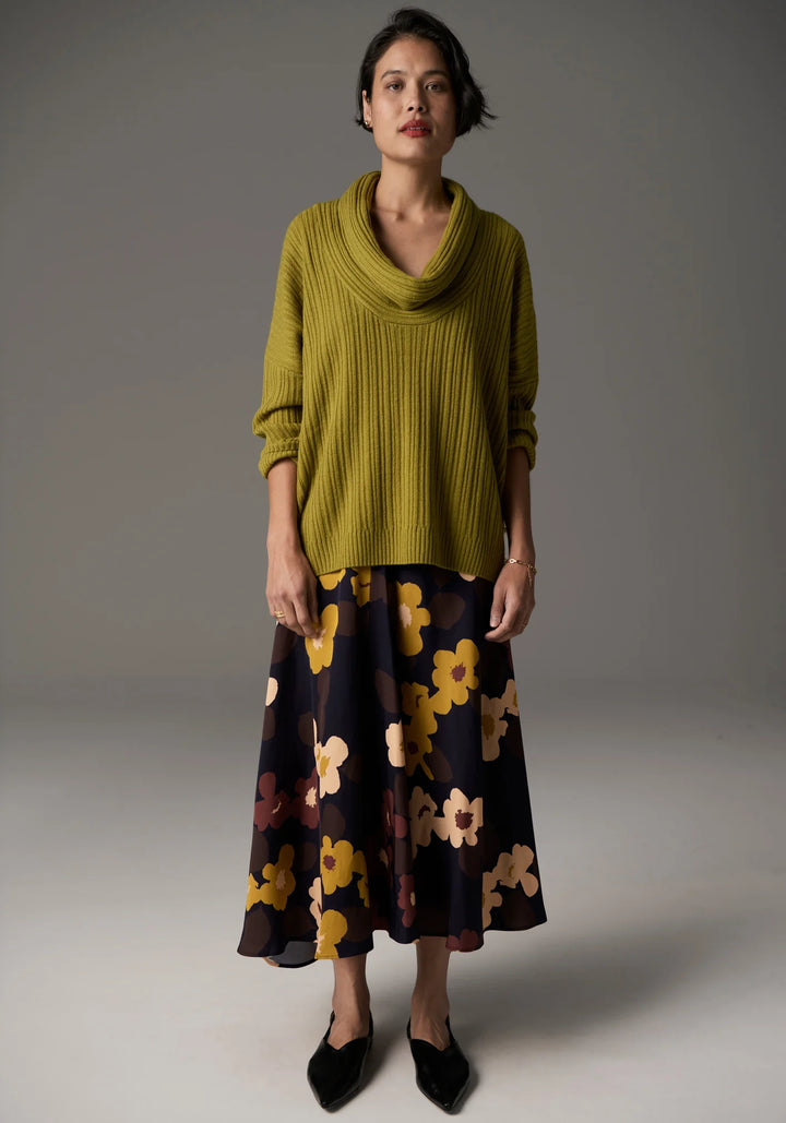 Pol Utopia Scoop Neck Knit - Zest - Shop 9