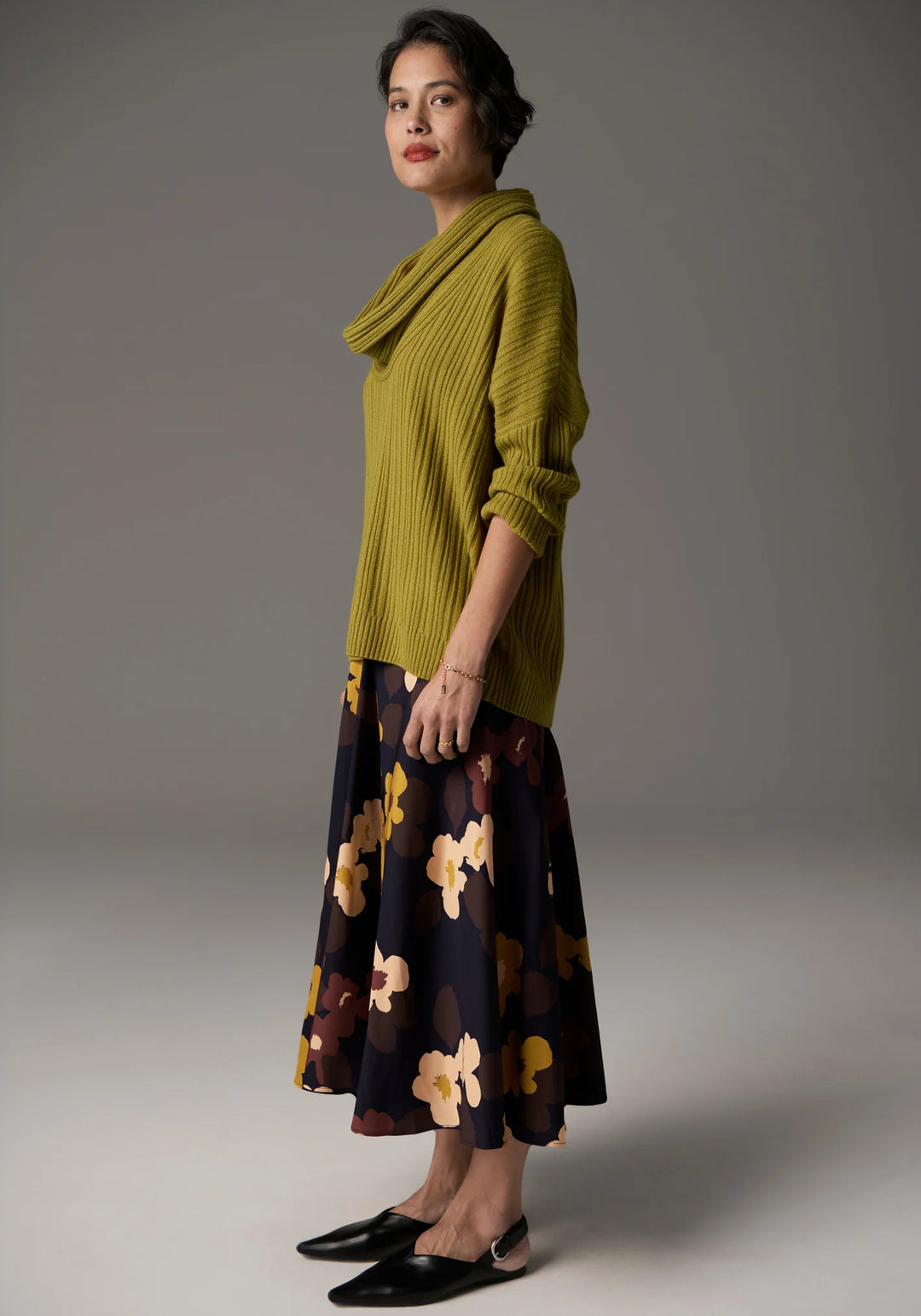 Pol Utopia Scoop Neck Knit - Zest - Shop 9