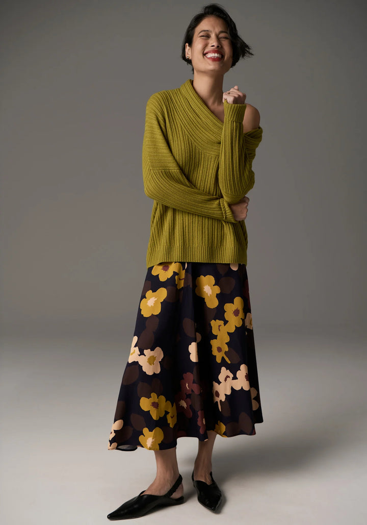 Pol Utopia Scoop Neck Knit - Zest - Shop 9