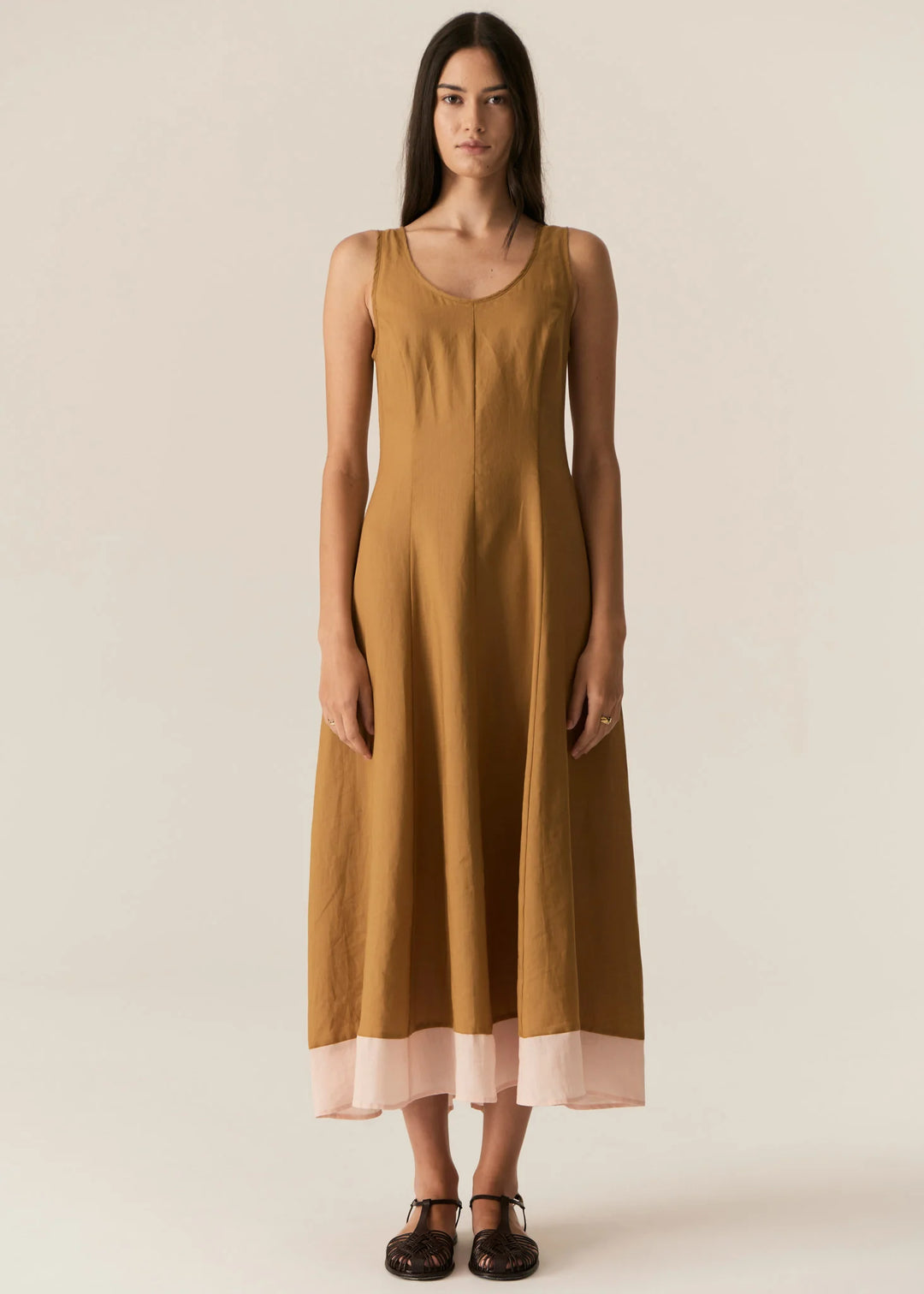 Pol Speck Dress - Ginger/Pink