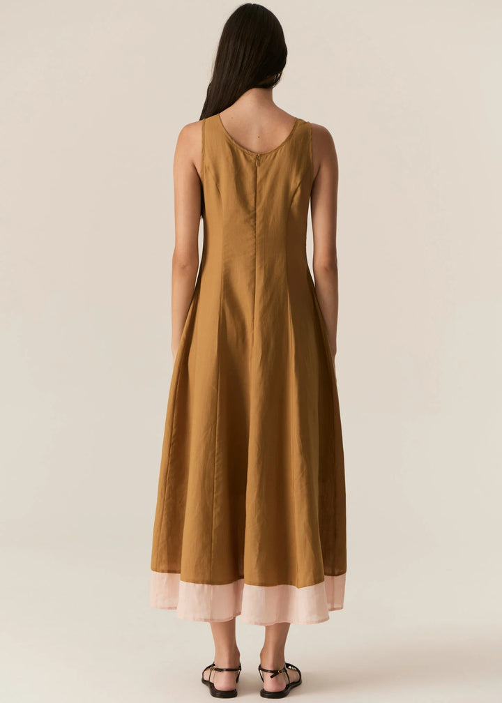 Pol Speck Dress - Ginger/Pink